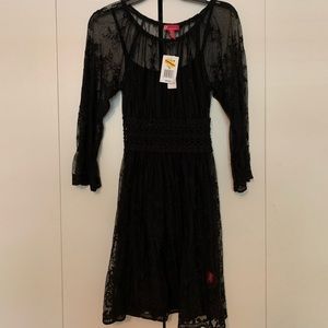 NWT UP by ultra pink lace dress